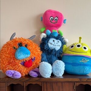 Vibrant Monster Plush Toy Collection
